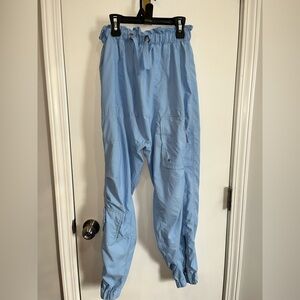 EUC FP MOVEMENT Light Sky Blue Drawstring Cargo Joggers